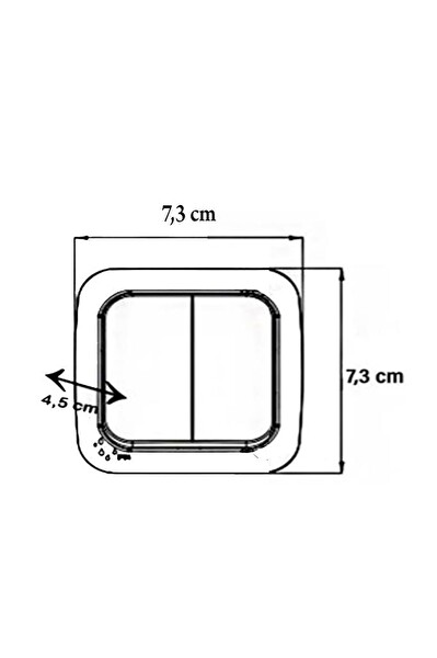 Viko Palmiye Nemliyer Komütatör - İkili Anahtar Beyaz