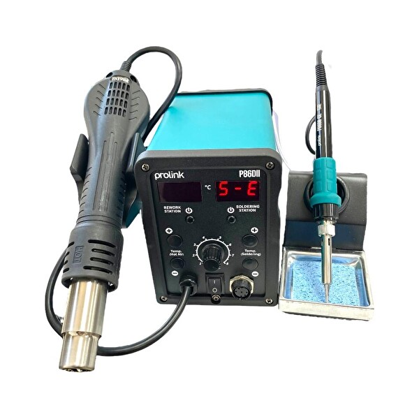 Prolink P-86 DII Dijital Sıcak Hava Üflemeli Lehimleme İstasyonu