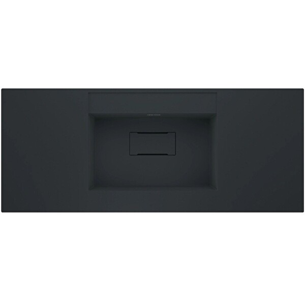 Flatstone 60x50 Siyah Etajerli Granit Banyo Lavabosu