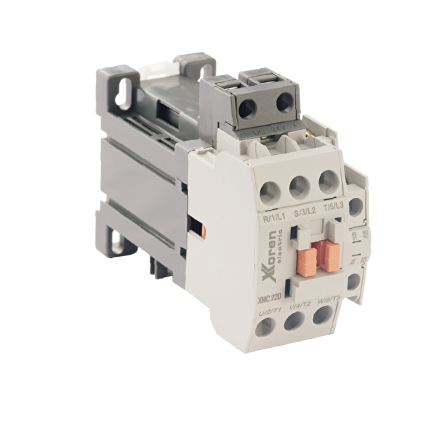 Xkoren 12A 3 Kutup DC Tip 24V 5.5kW 1NO-1NC 22 Kasa Güç Kontaktörü