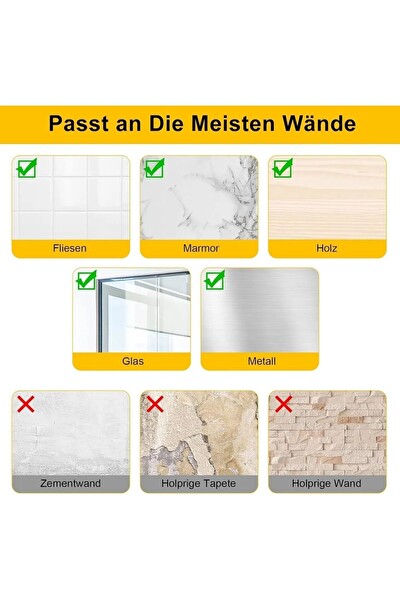 Mithra Life 5 Adet Şeffaf Yapışkanlı Duvar Tablo Çerçeve Vida Çivisi Askısı MIT1195