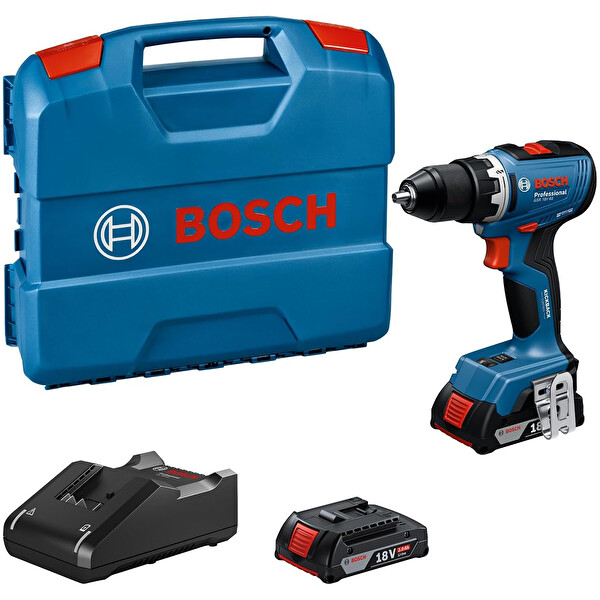 Bosch GSR 18V-65 2x2.0AH Çift Akülü Vidalama