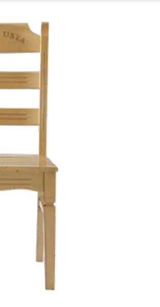 Bengi Ticaret Sandalye 198787 ZUS2214 Çizgi Merdiven Model Ahşap Renk Kayın Küt Ayak El Yapım