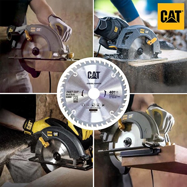 Cat DA08002 184x30 MM Ahşap Kesme Elmas Daire Testere Bıçağı 40 Diş