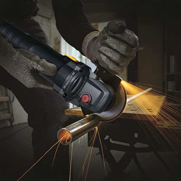 Cat DX37P 750Watt 115 MM Profesyonel Avuç Taşlama - 5 Adet Metal Kesme Taşı