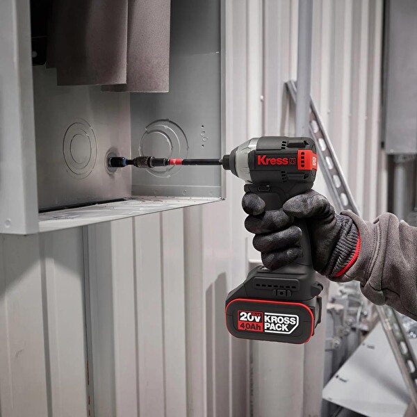 Kress KUB61.91 20Volt 230Nm Kömürsüz Profesyonel Şarjlı Otomatik Darbe Ayarlı Tornavida - Akü Dahil Değildir