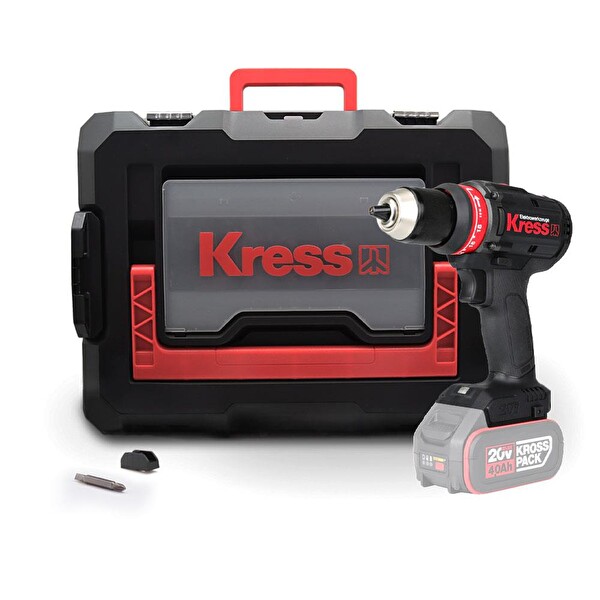 Kress KUA72.91 20Volt Kömürsüz Profesyonel Şarjlı Matkap - Akü Dahil Değildir