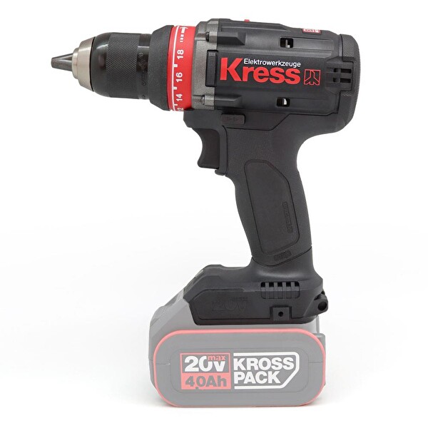 Kress KUA72.91 20Volt Kömürsüz Profesyonel Şarjlı Matkap - Akü Dahil Değildir