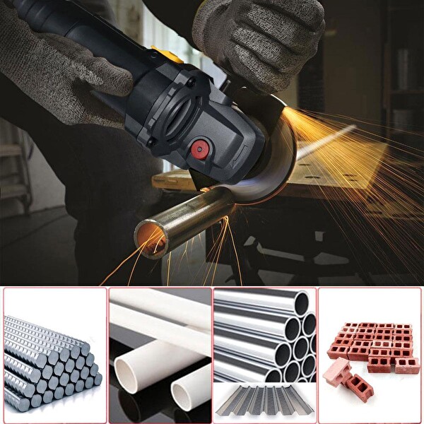 Cat DA09052 115MM Profesyonel Çelik Inox Alüminyum PVC Fayans Çok Amaçlı Elmas Kesme Diski Soketli Aralıklı Kenar