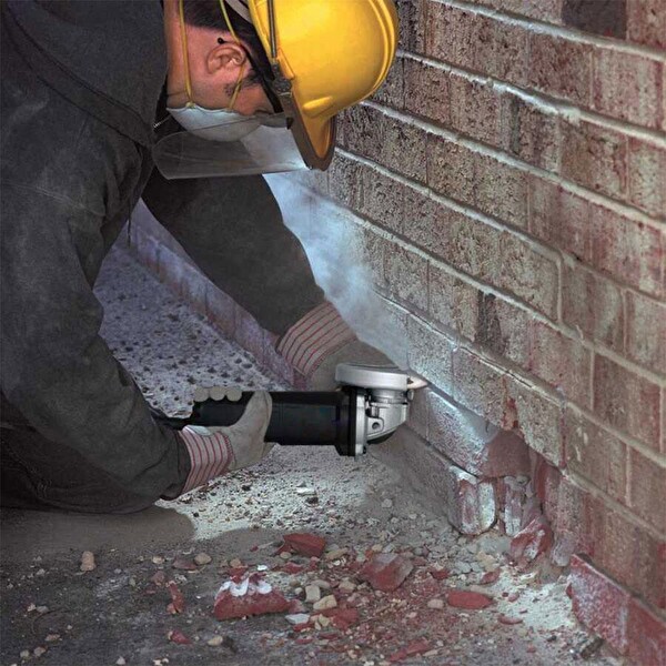 Cat DA09011 115MM Profesyonel Beton Tuğla Parke Taşı Elmas Kesme Diski Turbo Kanallı Kenar