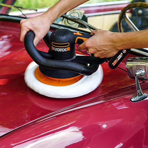 Worx WX856.9 20Volt 254MM Şarjlı Orbital Polisaj Makinesi - Akü Dahil Değildir