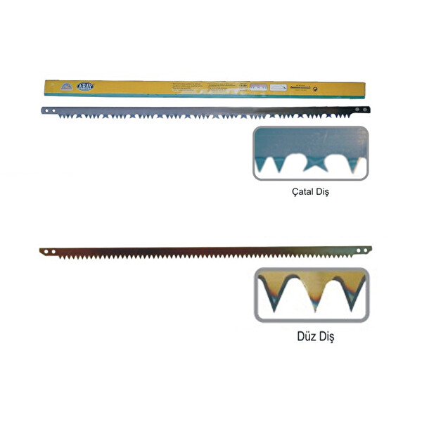 Evimdeyokyok Abay Dar Kolastar Çatal Diş 60 CM Testere Ağzı