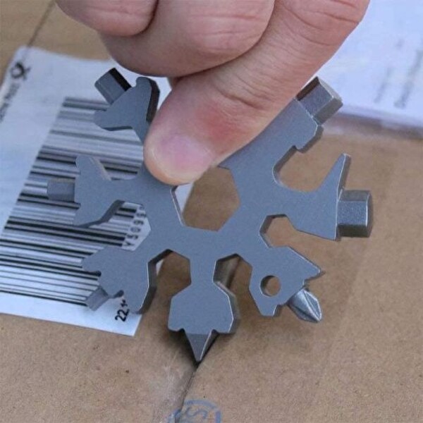 Evimdeyokyok Çok Amaçlı Kar Tanesi 18 - 1 Tornavida Seti