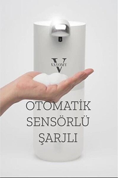 Vayomy Otomatik Sensörlü Şarjlı Sıvı Sabunluk
