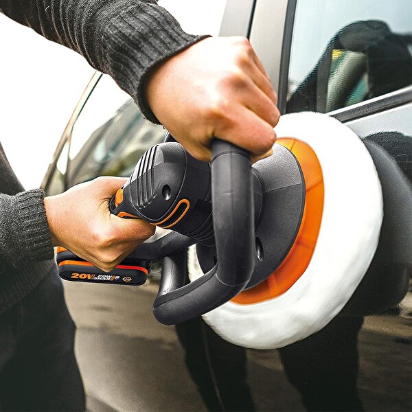 Worx WX856 20Volt 2.0Ah. Li-ion 254 MM Şarjlı Orbital Polisaj Makinesi