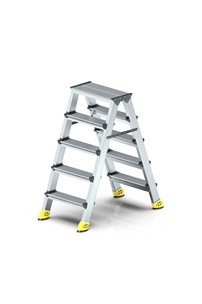 Asvera Safir Serisi 5+5 Alüminyum Çift Çıkışlı Merdiven