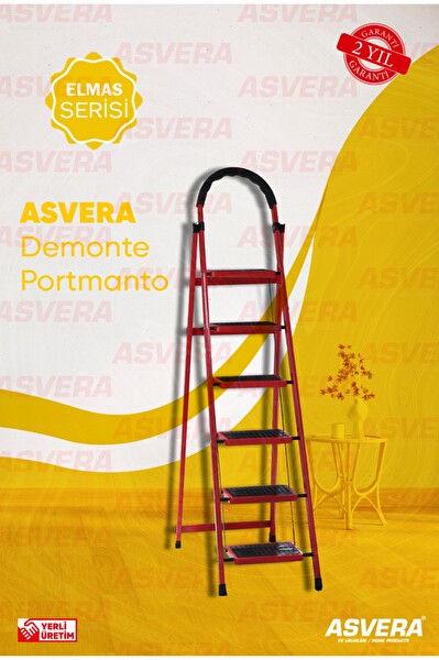 Asvera Yakut Serisi Patika 6’lı Katlanır Merdiven