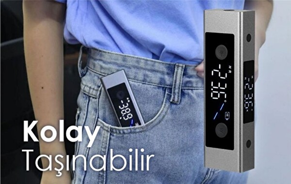 Loyka 5342 Mini Dijital Eğim Ölçer Lazerli