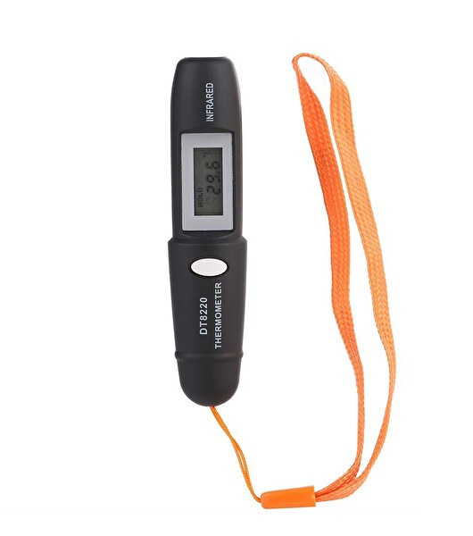 Aek-Tech DT8220 Kalem Tip Infrared Termometre Siyah