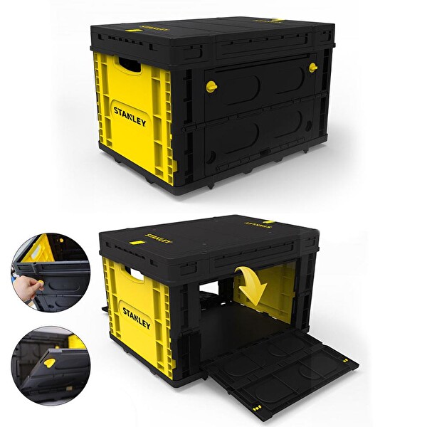 Stanley FB533L 25Kg Katlanır Kapaklı Çok Amaçlı Taşıma Sepeti