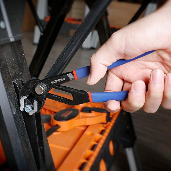 Workpro WP231086 200MM CR-V Profesyonel Ayarlı Düğmeli Fort Pense