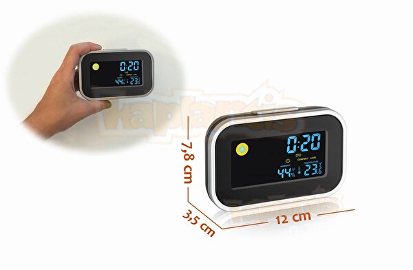 TFA Renkli Elektronik Saat Termo-Higrometre TFA60.2015TFA