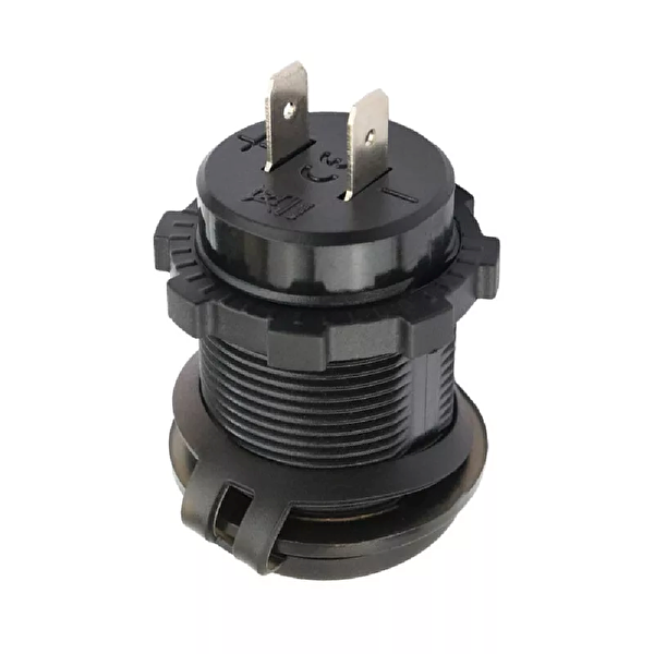 Aek-Tech Voltmetreli USB Portu 4.2A 12V 24V Yeşil Led Işıklı BJ-VM13