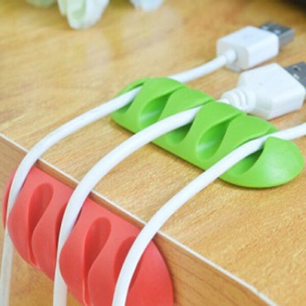 Evimdeyokyok Kablo Sabitleyici 5 Kanallı Aparat 3 Adet - Siyah