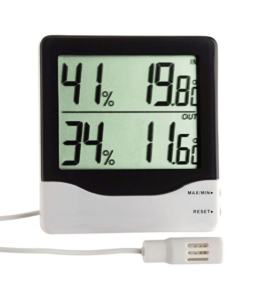 TFA İç-Dış Dijital Problu Termometre Nem Ölçer