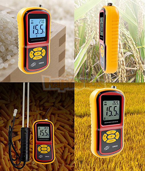 Benetech GM640 Tahıl Nem Ölçer Buğday Arpa Saman Pirinç