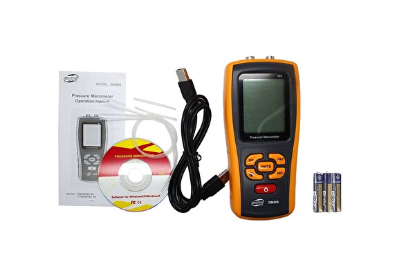 Benetech GM505 Manometre Fark Basınç Ölçer