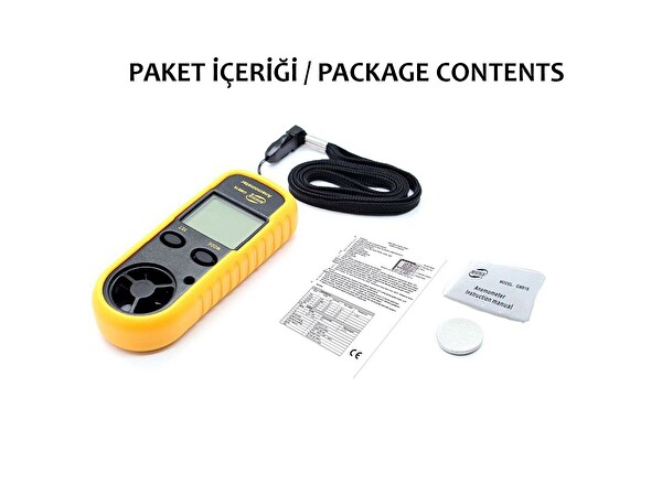 Benetech GM816 Anemometre Termometreli Hava Akım Ölçer