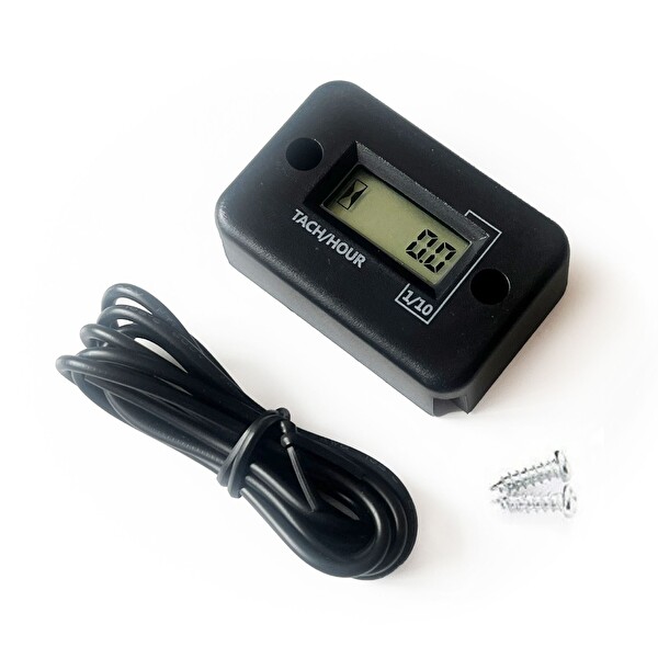 Aek-Tech DT1110 Dijital 2 Zamanlı Motor Takometre Saat Ölçer Rpm