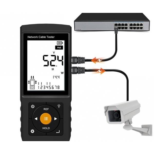 Novacom LT-200 RJ45 Poe Uyumlu Çok Fonksiyonlu Kablo Test Cihazı