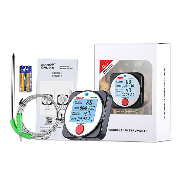 Wintact WT308A 2 Kanal Dijital Saplamalı Gıda Termometresi