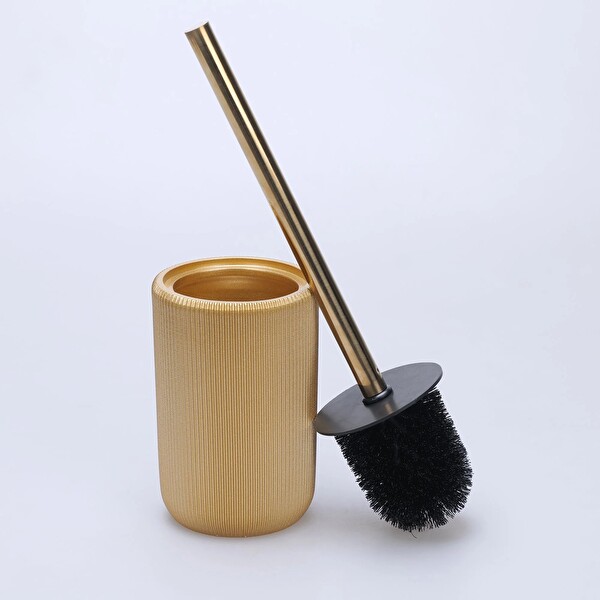 By Selim Lydia Altın 5 Parça Polyester Banyo Seti