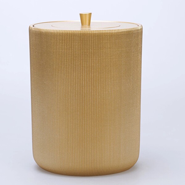 By Selim Lydia Altın 5 Parça Polyester Banyo Seti