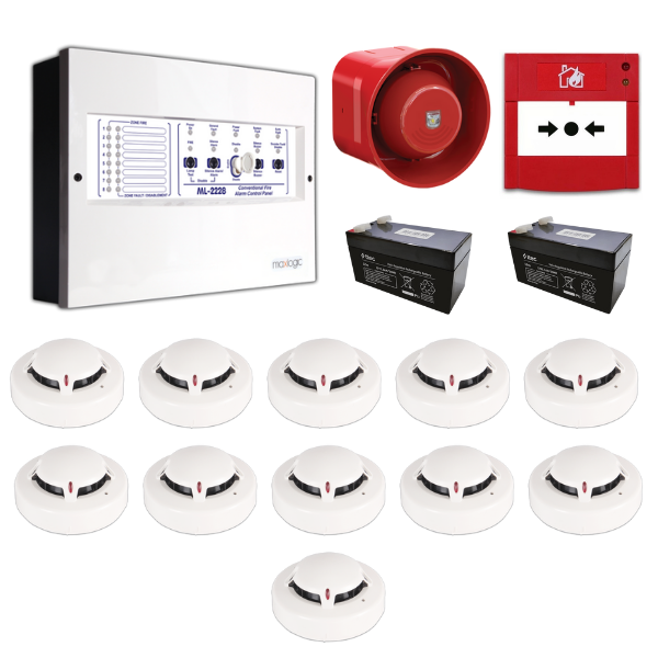 Mavigard Maxlogic 11’li Konvansiyonel Yangın Alarm Seti