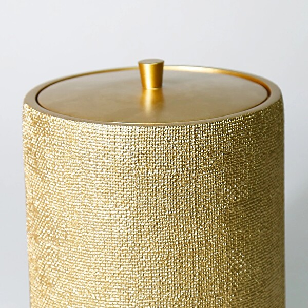 By Selim Natural Altın 5 Parça Polyester Banyo Seti