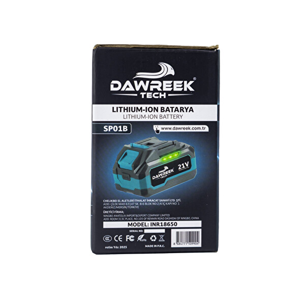 Dawreek 21V Batarya MK10P 4AH