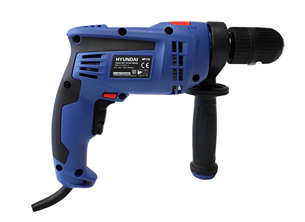 Hyundai HP710 Darbeli Matkap 710W 13 MM Mandren Beton Ahşap Metal Uyumlu