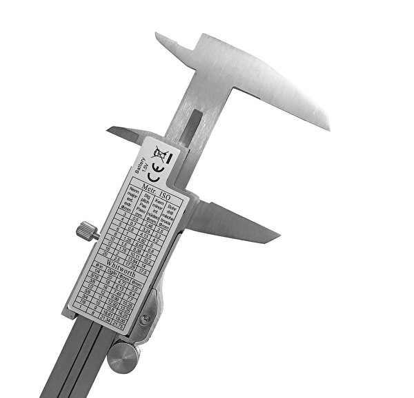 Aek-Tech Paslanmaz Çelik Dijital Kumpas 150 MM