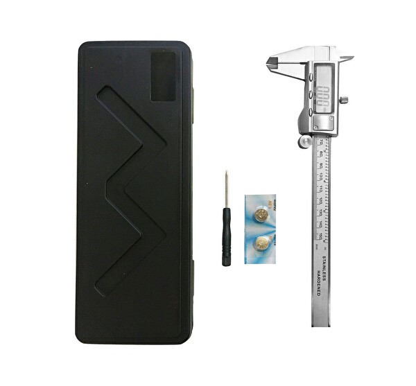 Aek-Tech Paslanmaz Çelik Dijital Kumpas 150 MM