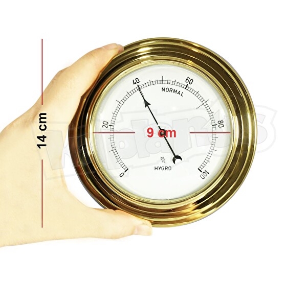 TFA 44.1009 Tekne Uyumlu Analog Higrometre Antikorozif Nem Ölçer