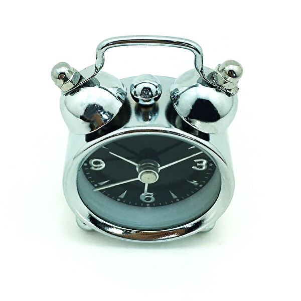 TFA 60.1000.01TFA Retro Analog Ekranlı Mini Elektronik Alarmlı Saat Siyah