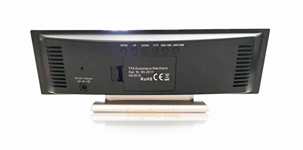 TFA 60.2011TFA Masaüstü LED Alarmlı Nem Ölçerli Termometre Saat