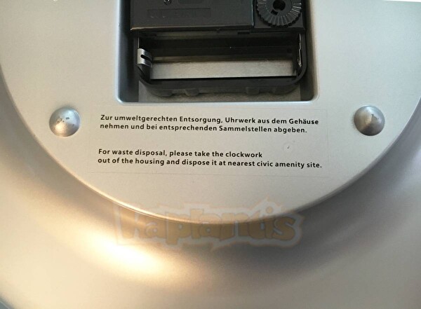 TFA 60.3017 Duvar Saati 28x4 CM Beyaz