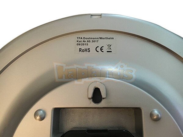 TFA 60.3017 Duvar Saati 28x4 CM Beyaz