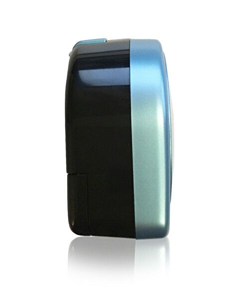 TFA 60.1020.06 Analog Ekran Aydınlatmalı Elektronik Mini Alarm Saat Mavi