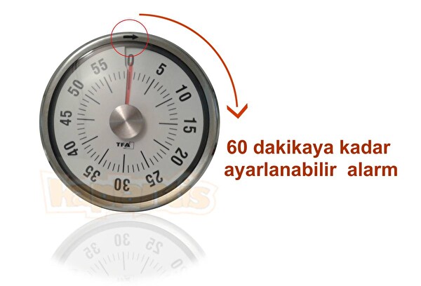 TFA 38.1028.10 Puck Mıknatıslı Mutfak Zamanlayıcı Ölçüm Cihazı